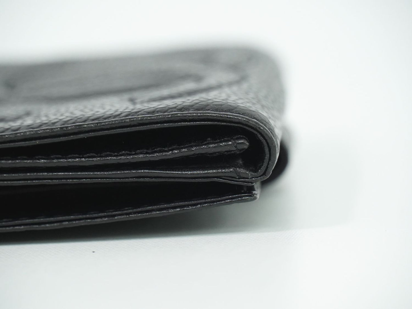 CHANEL ココマーク 折財布 ブラック