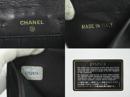 CHANEL ココマーク 折財布 ブラック
