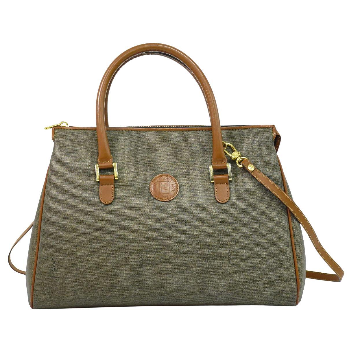 FENDI 2WAY ショルダーバッグ ブラウン