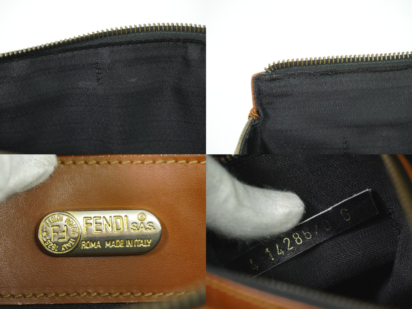 FENDI 2WAY ショルダーバッグ ブラウン