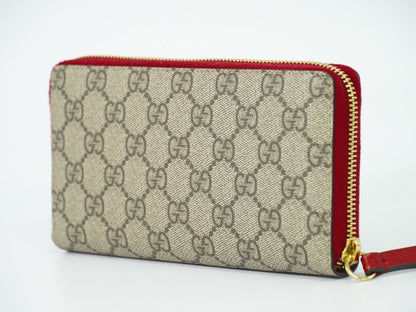 GUCCI GGスプリーム 長財布 ベージュ マルチカラー 476413