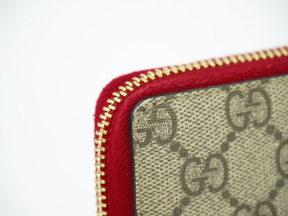 GUCCI GGスプリーム 長財布 ベージュ マルチカラー 476413