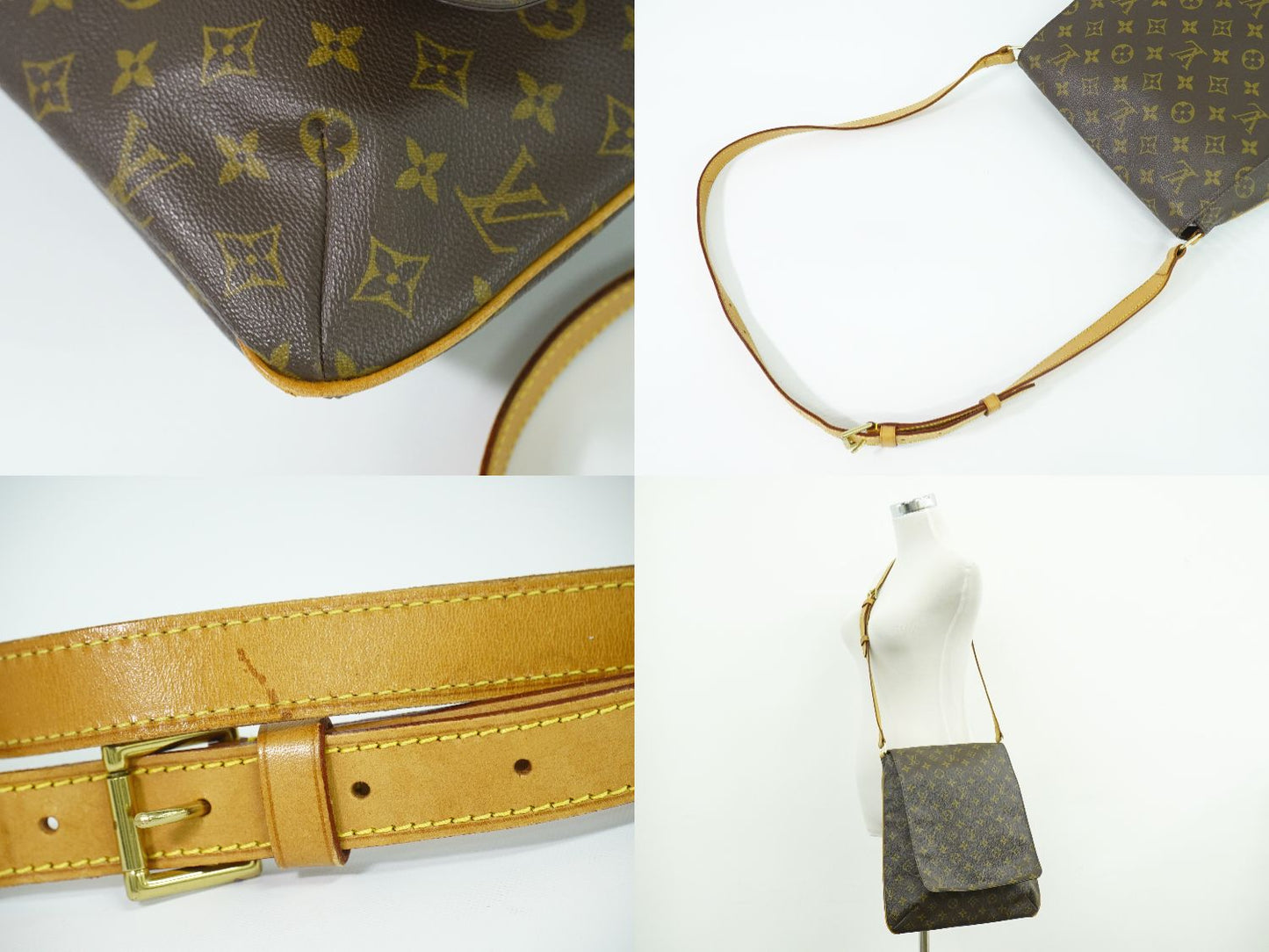 LOUIS VUITTON ミュゼット モノグラム ショルダーバッグ M51256