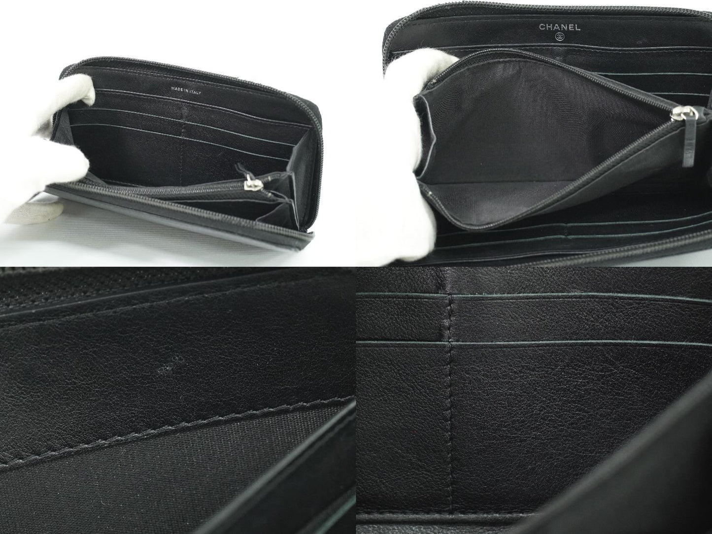 CHANEL シャネル ココマーク 長財布 ブラック