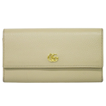 GUCCI GGマーモント 長財布 ベージュ 456116