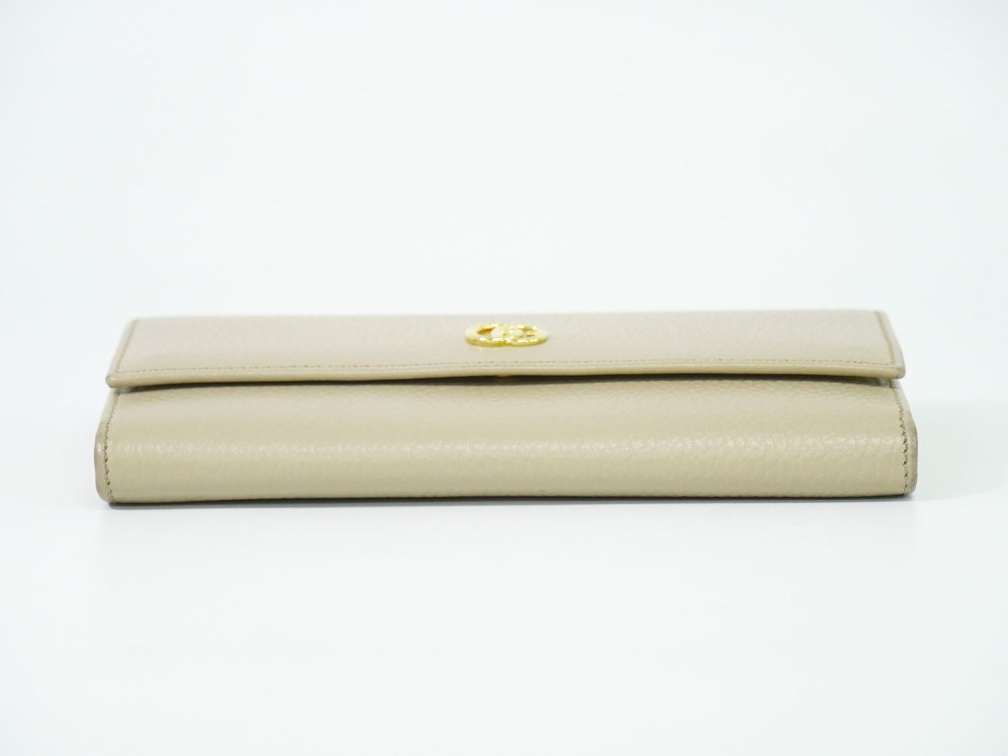 GUCCI GGマーモント 長財布 ベージュ 456116