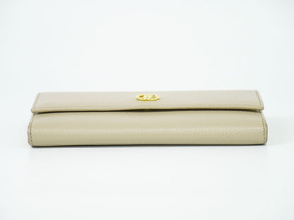 GUCCI GGマーモント 長財布 ベージュ 456116