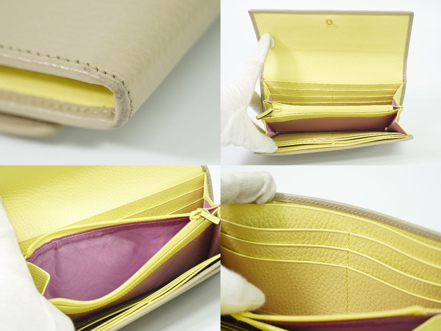 GUCCI GGマーモント 長財布 ベージュ 456116