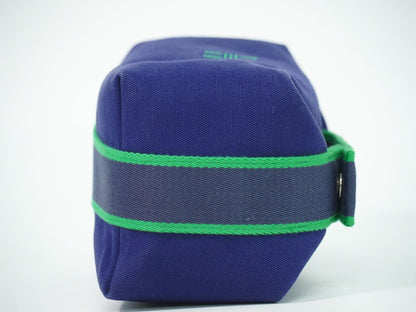 HERMES ブリッド ア ブラック PM バス用ポーチ ネイビー グリーン