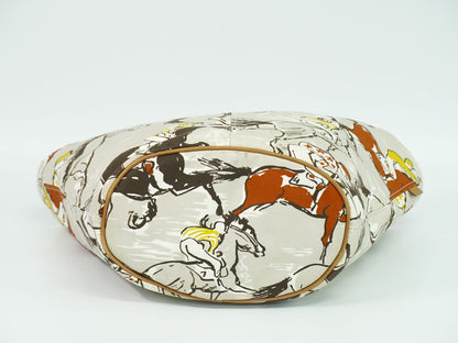 HERMES パニエドプラージュ PM トートバッグ ベージュ マルチカラー