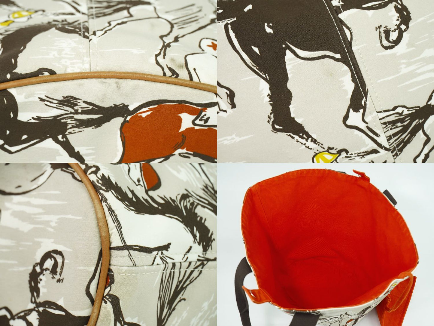 HERMES パニエドプラージュ PM トートバッグ ベージュ マルチカラー