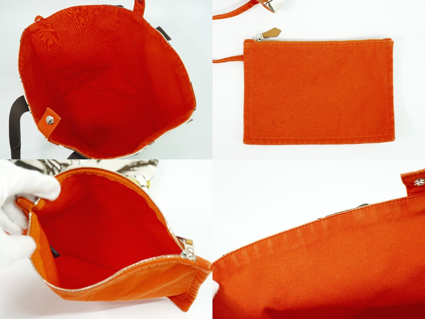 HERMES パニエドプラージュ PM トートバッグ ベージュ マルチカラー