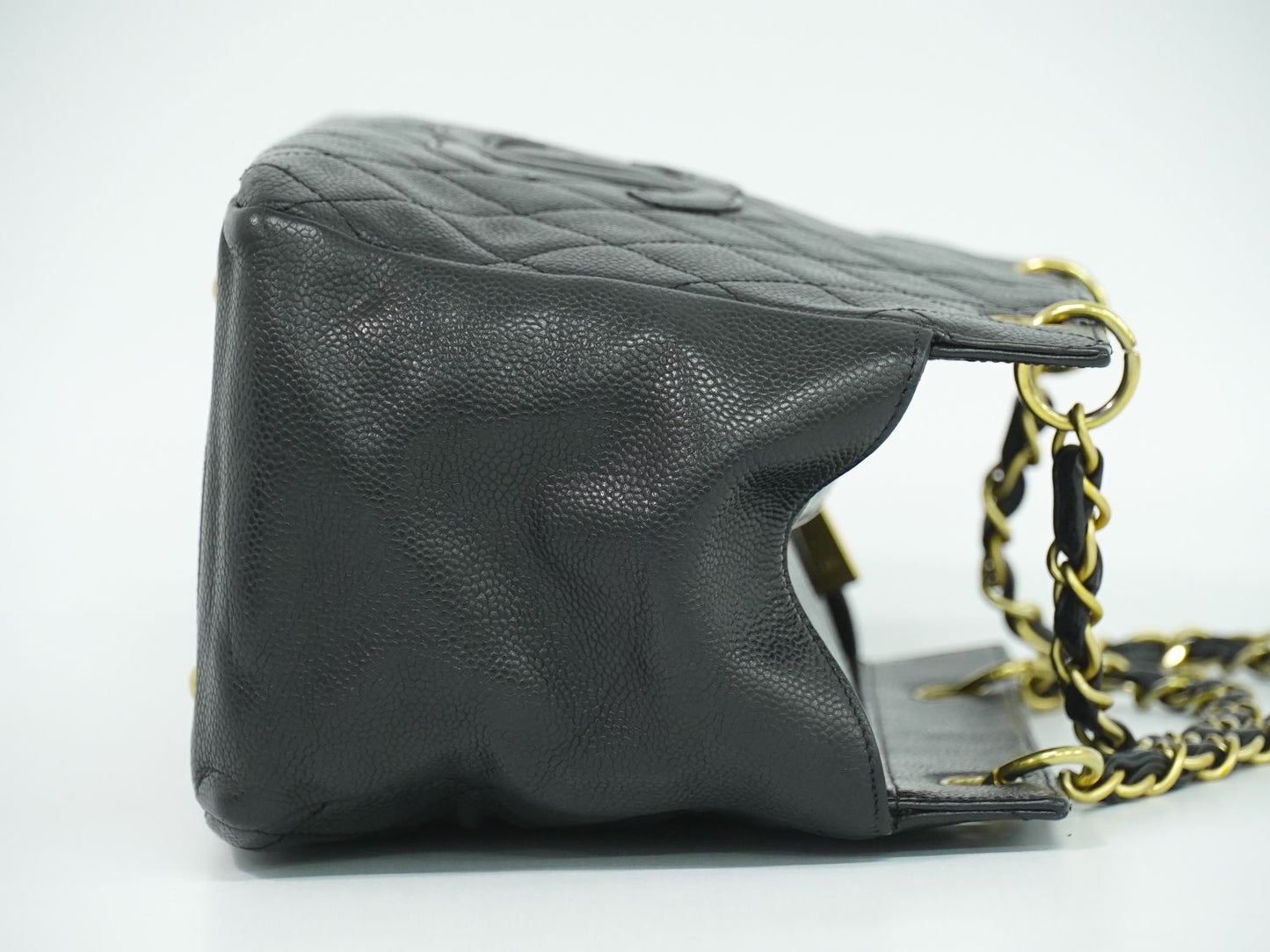 CHANEL ココマーク マトラッセ トートバッグ ブラック