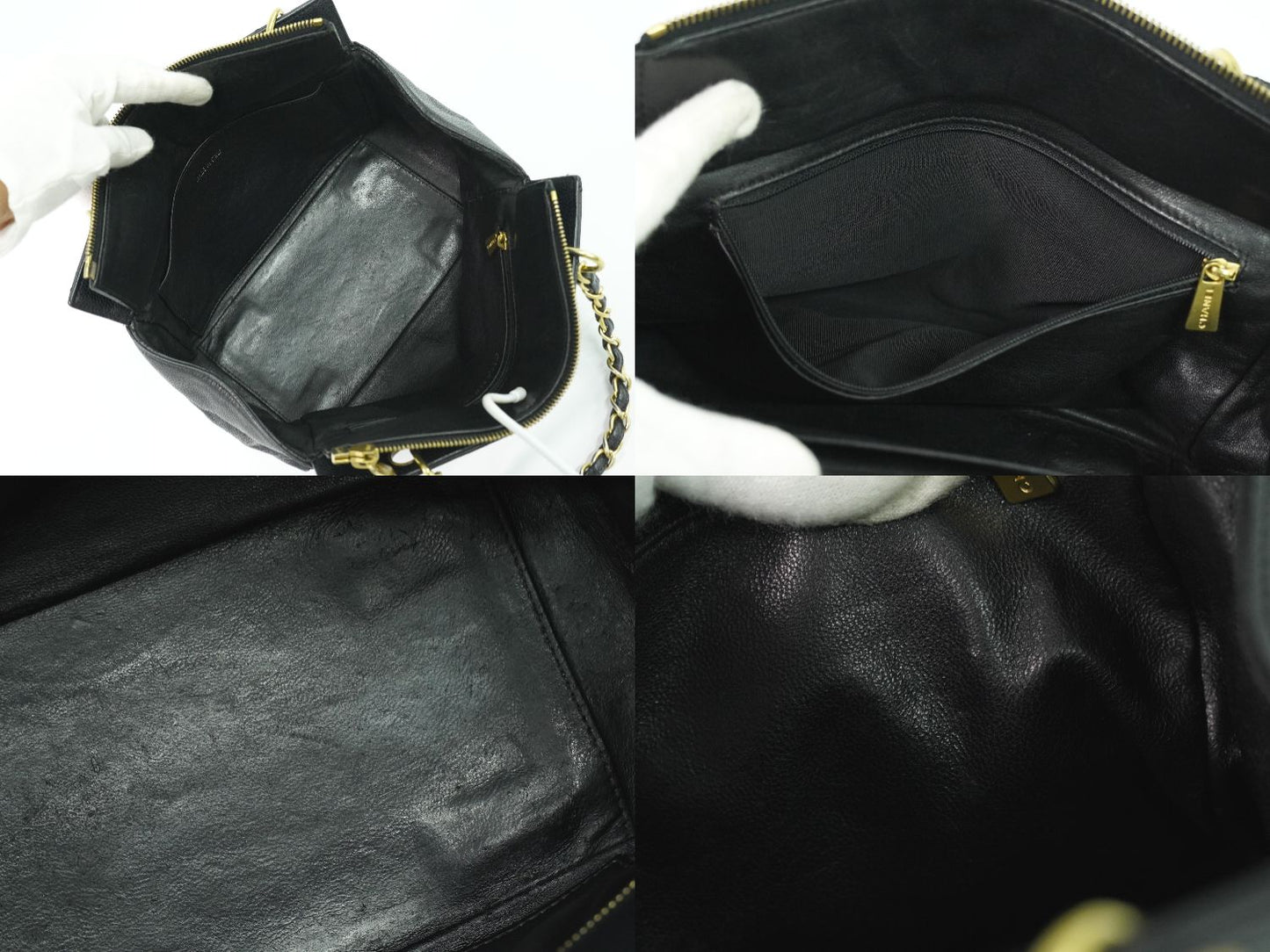 CHANEL ココマーク マトラッセ トートバッグ ブラック