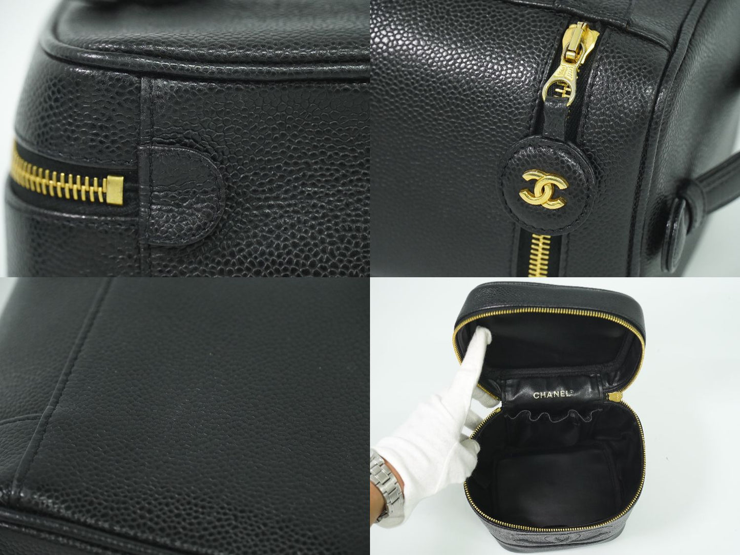 CHANEL ココマーク バニティバッグ ブラック