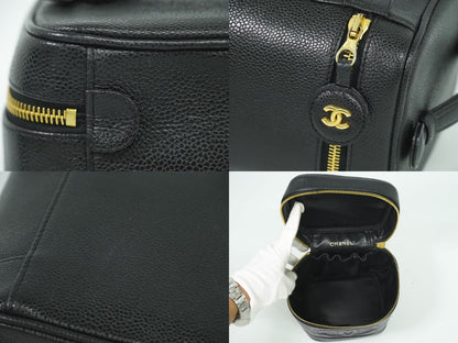 CHANEL ココマーク バニティバッグ ブラック