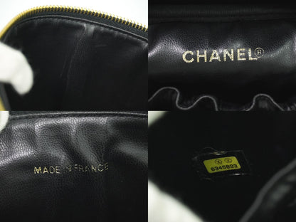 CHANEL ココマーク バニティバッグ ブラック