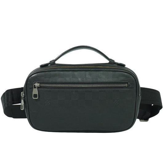 LOUIS VUITTON アンプレール ダミエアンフィニ ボディバッグ ブラック N41288