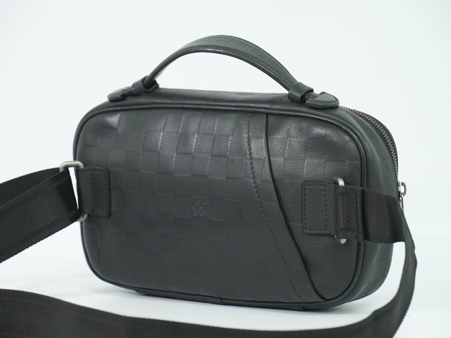 LOUIS VUITTON アンプレール ダミエアンフィニ ボディバッグ ブラック N41288