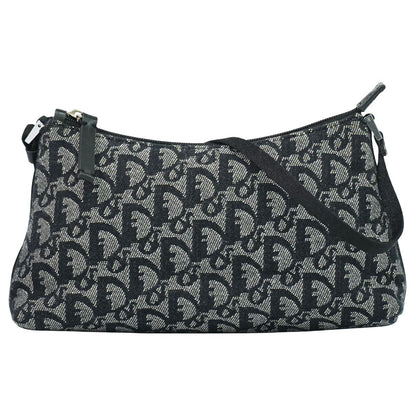 Christian Dior トロッター ショルダーバッグ グレー ブラック