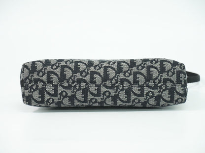 Christian Dior トロッター ショルダーバッグ グレー ブラック