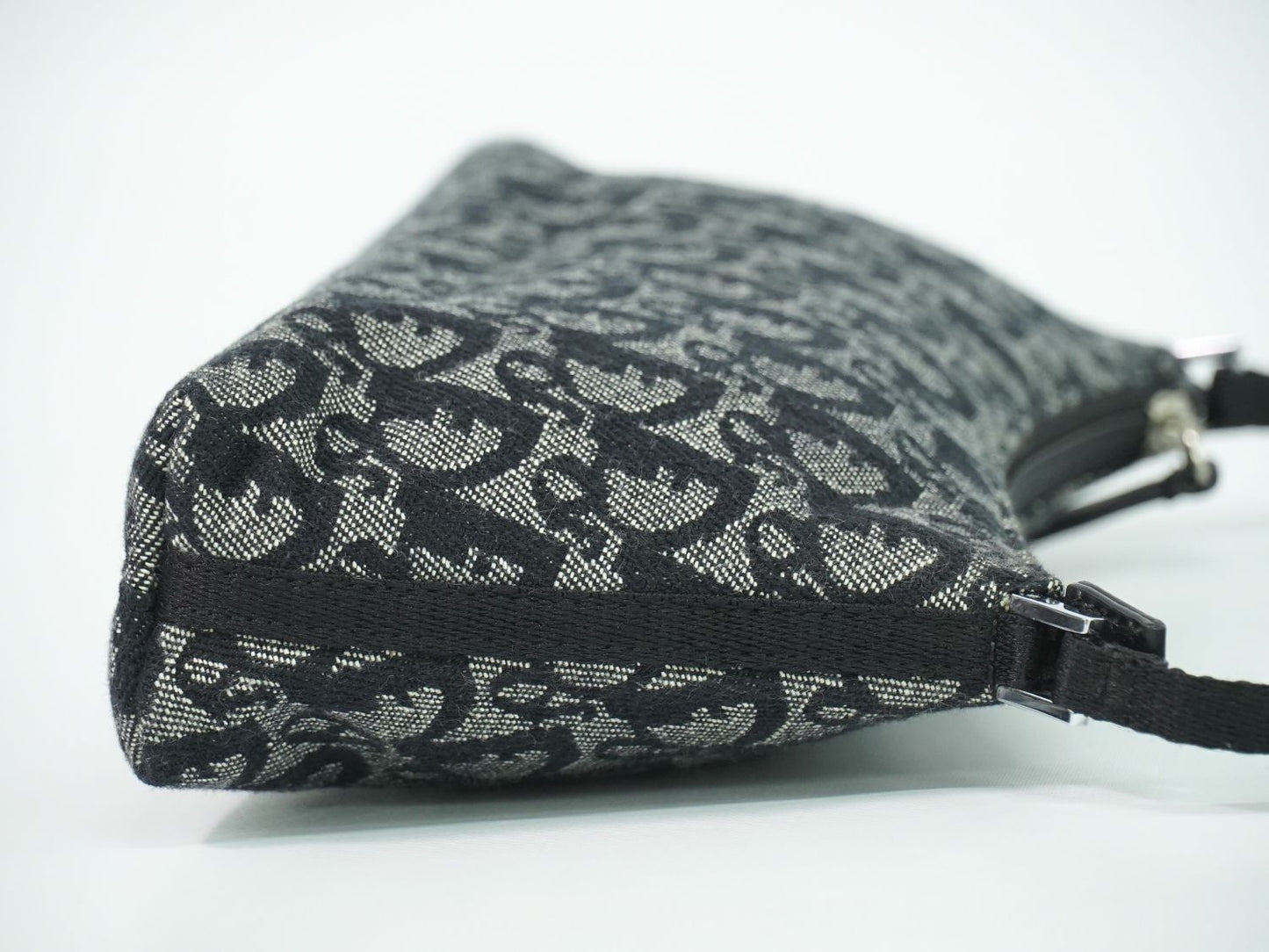 Christian Dior トロッター ショルダーバッグ グレー ブラック