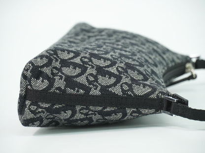 Christian Dior トロッター ショルダーバッグ グレー ブラック