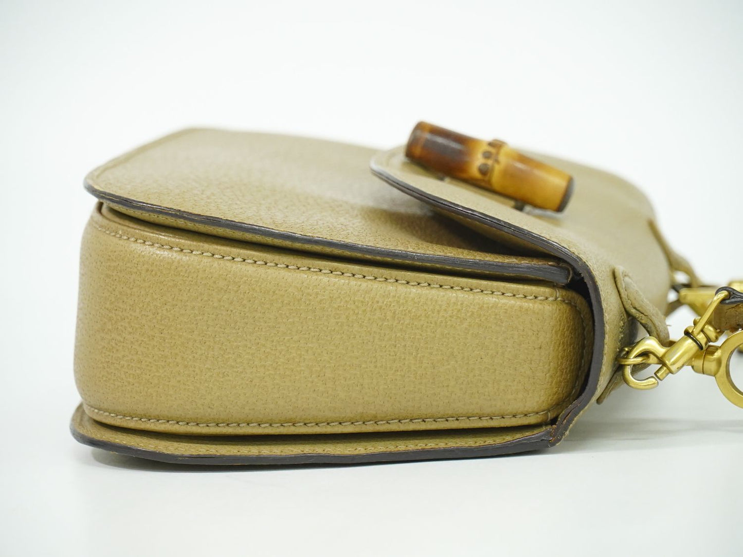 GUCCI バンブー 2WAY ショルダーバッグ ベージュ
