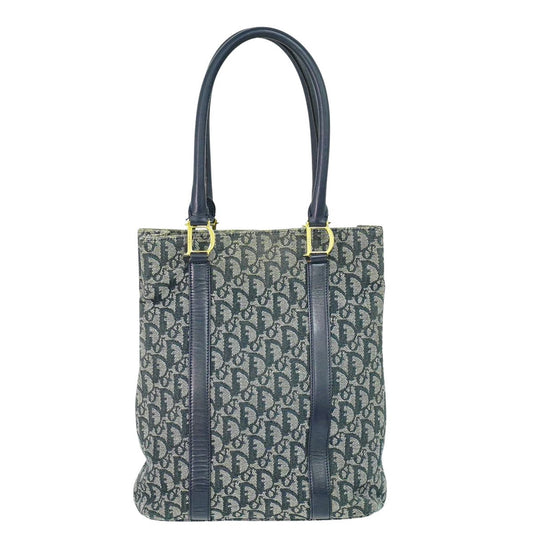Christian Dior トロッター ショルダーバッグ ネイビー
