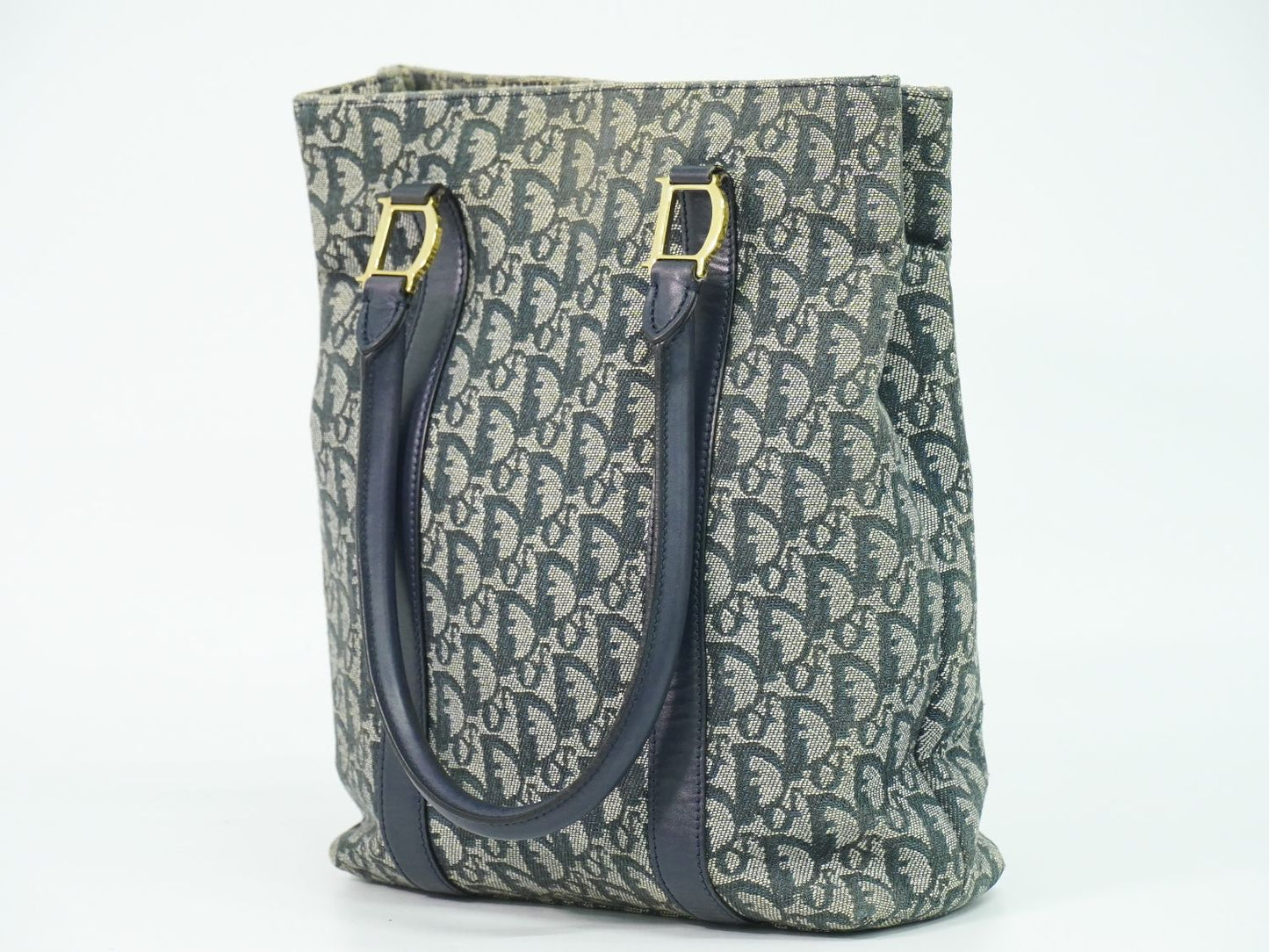 Christian Dior トロッター ショルダーバッグ ネイビー