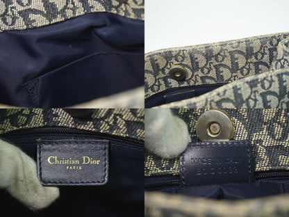 Christian Dior トロッター ショルダーバッグ ネイビー