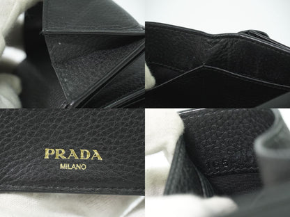 PRADA 折財布 ブラック