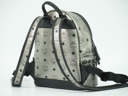 MCM ヴィセトス リュックサック シルバー ブラック