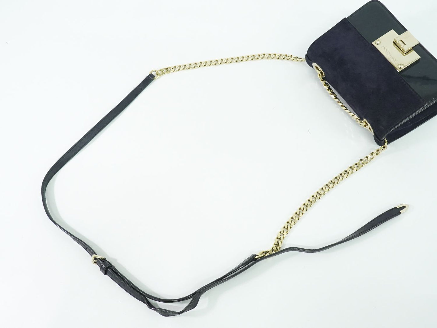 JIMMY CHOO ショルダーバッグ ネイビー