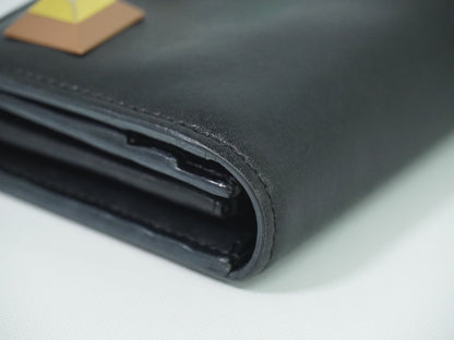 FENDI マルチ スタッズ 長財布 ブラック 8M0365