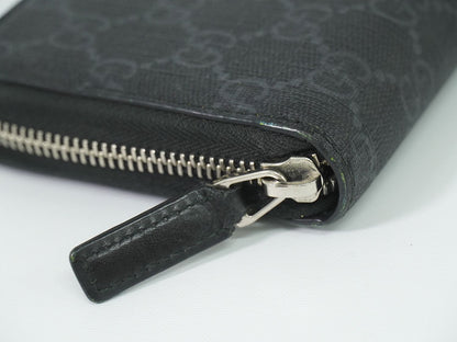 GUCCI ニューウェブ GGスプリーム 長財布 グレー ネイビー レッド 408831