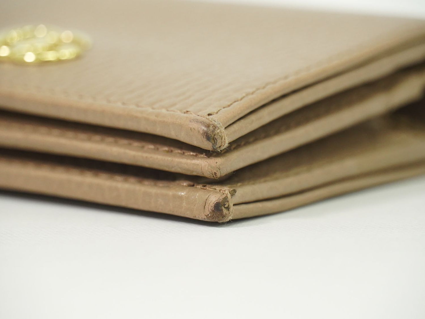 GUCCI GGマーモント 折財布 ベージュ 456126