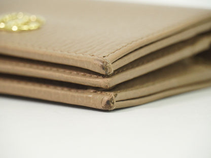 GUCCI GGマーモント 折財布 ベージュ 456126