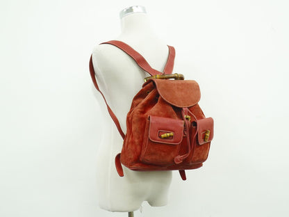 GUCCI バンブー リュックサック ピンク