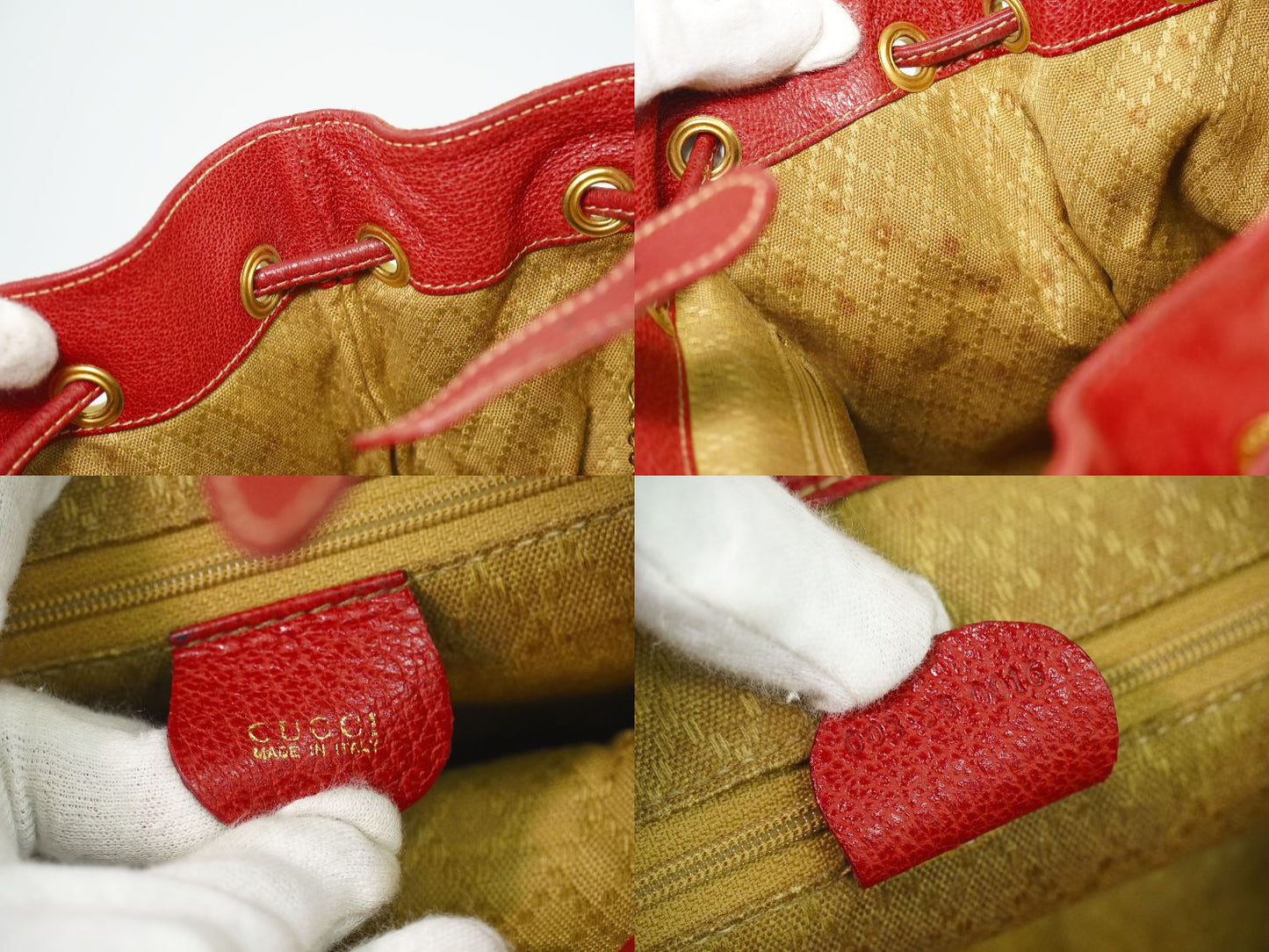 GUCCI バンブー リュックサック ピンク
