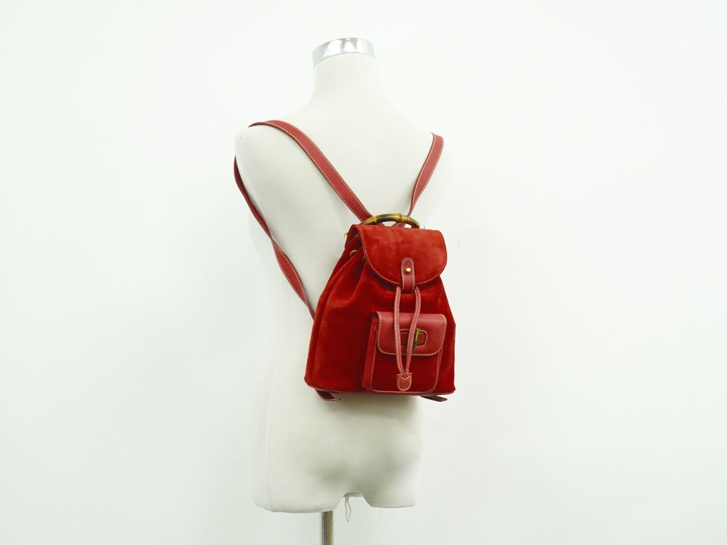 GUCCI バンブー ミニ リュックサック レッド – BRAND BOX by HIRAKOBA