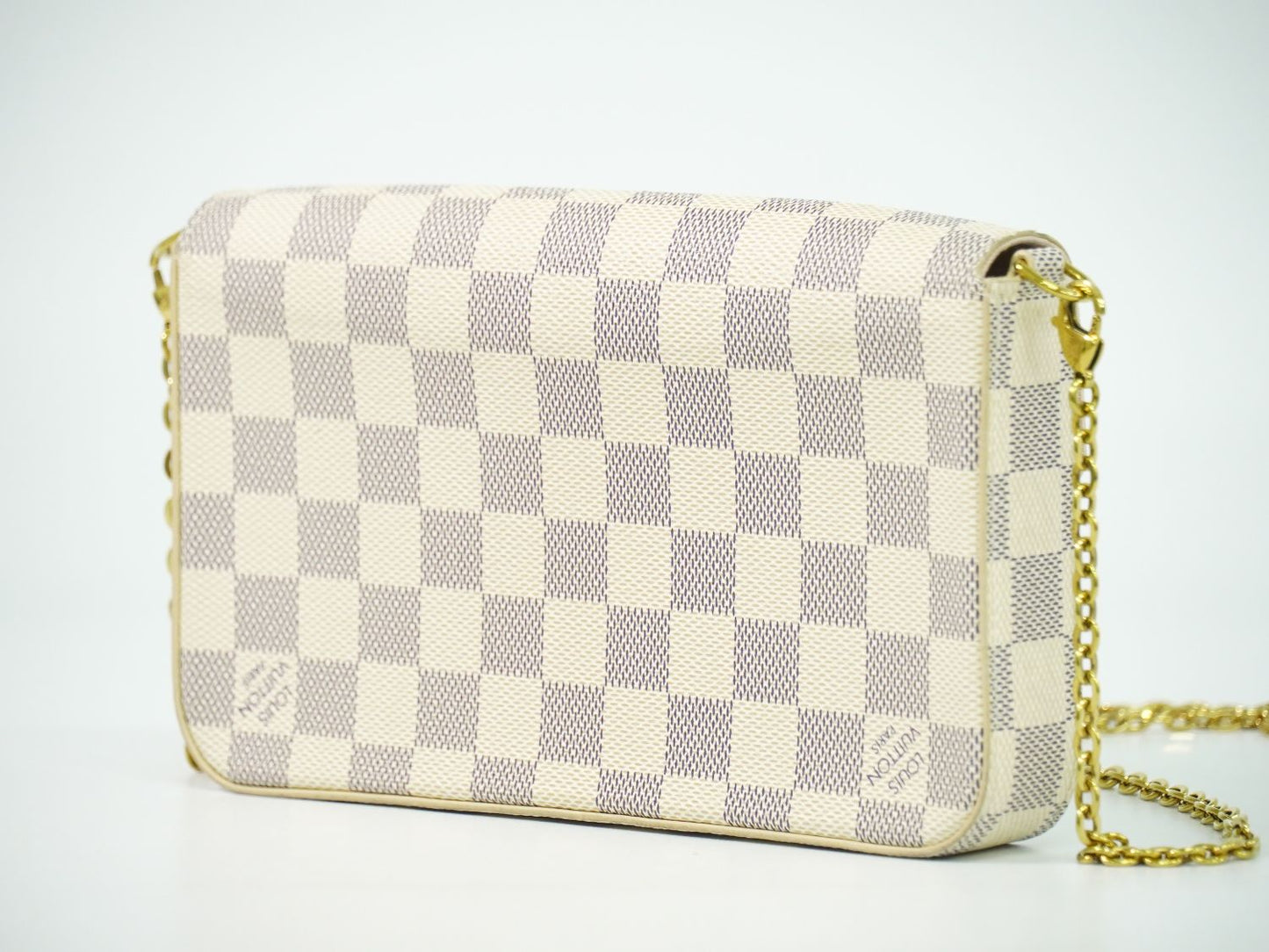 LOUIS VUITTON ポシェット フェリシー ダミエ アズール チェーン ショルダーバッグ N63106