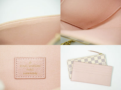 LOUIS VUITTON ポシェット フェリシー ダミエ アズール チェーン ショルダーバッグ N63106