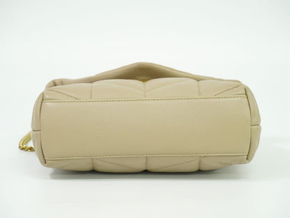 SAINT LAURENT ルル パファー ショルダーバッグ ベージュ 620333