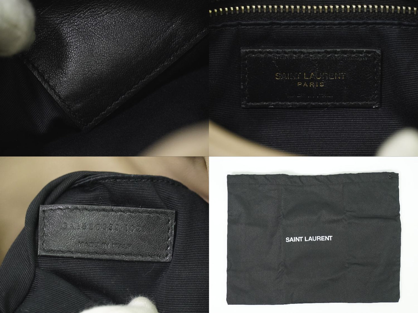 SAINT LAURENT ルル パファー ショルダーバッグ ベージュ 620333