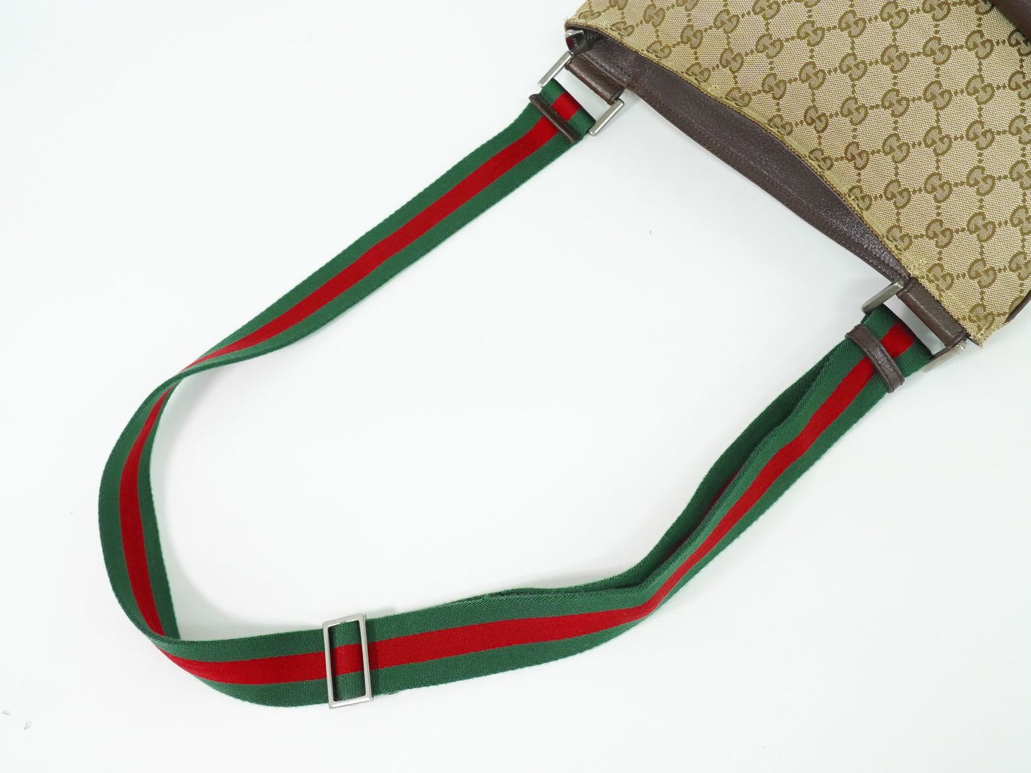 GUCCI シェリーライン GGキャンバス ショルダーバッグ ベージュ 169937