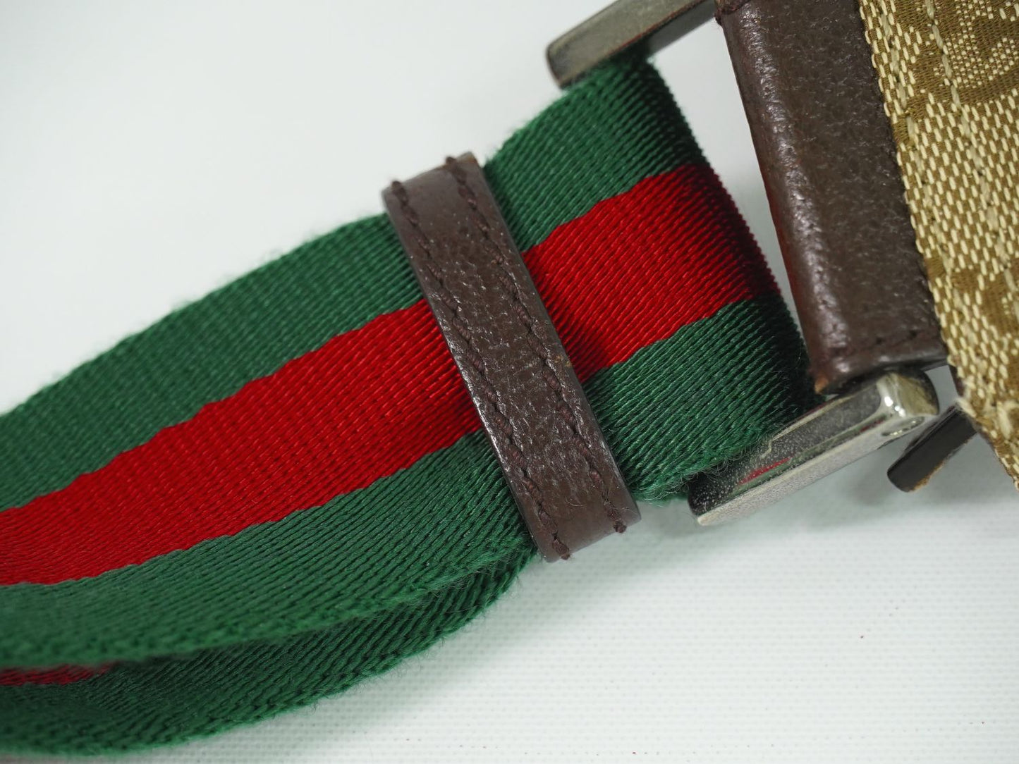 GUCCI シェリーライン GGキャンバス ショルダーバッグ ベージュ 169937