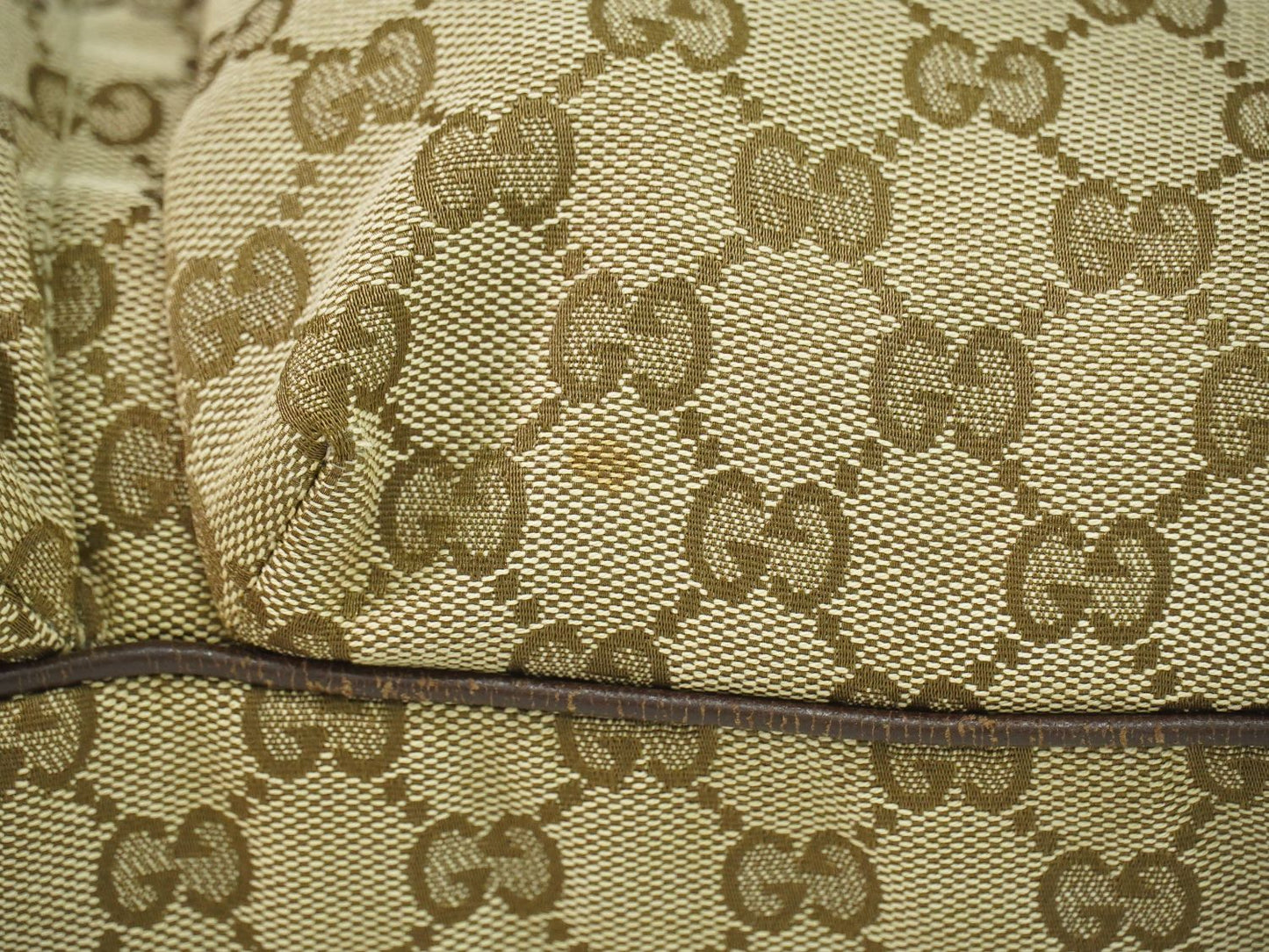 GUCCI シェリーライン GGキャンバス ショルダーバッグ ベージュ 169937