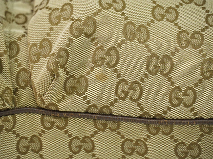 GUCCI シェリーライン GGキャンバス ショルダーバッグ ベージュ 169937