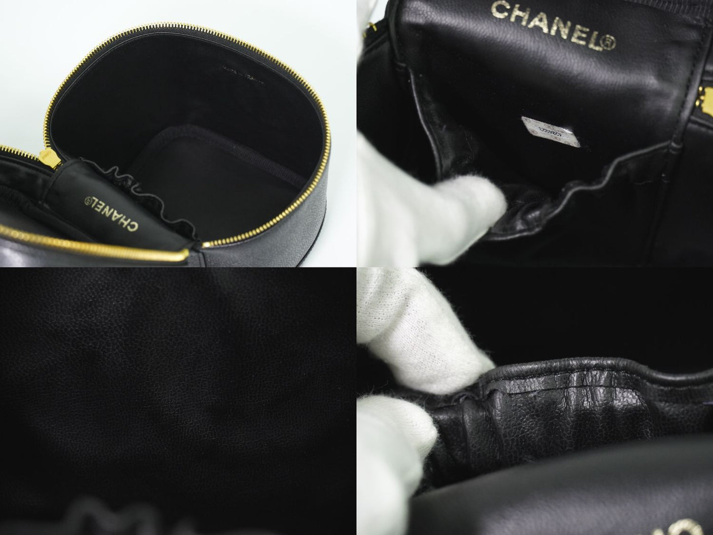 CHANEL ココマーク バニティバッグ ブラック